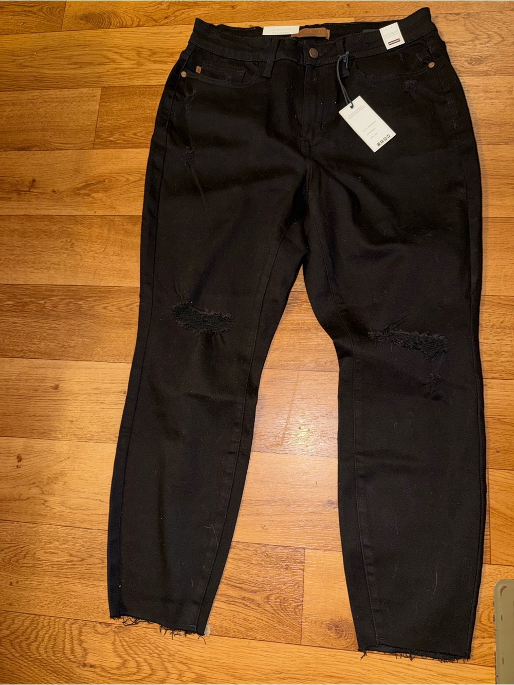 Black Distressed High-Rise Judy Blue